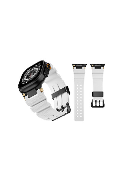 Rubber Kordon 44-45-46-49mm Watch Uyumlu
