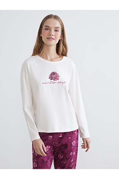 LC Waikiki Crew Neck Floral Women's Pajamas Set