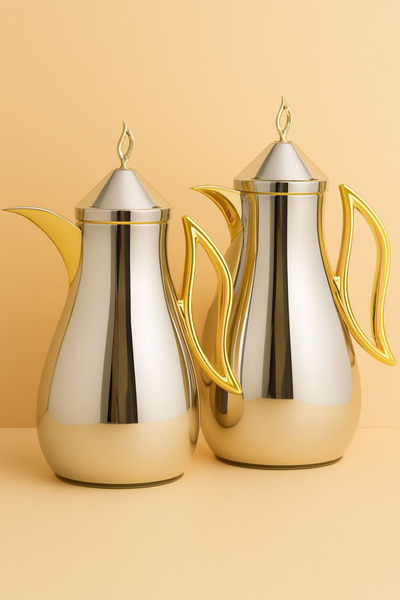 Generic A stylish and practical coffee and tea thermos set.