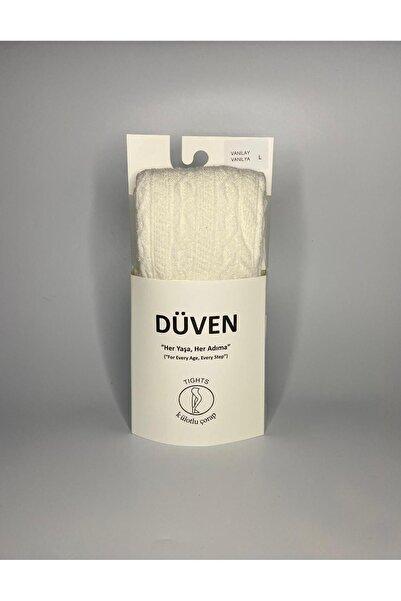 DÜVEN 3-Pack Carina Cotton Patterned Colorful Women's Pantyhose