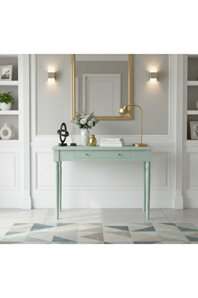 Wooding Mobilya 120 Cm Masif Tornalı Su Yeşili Dresuar