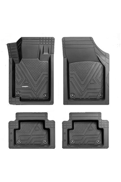 PROMATS Mini Cooper R56 Modellere Uyumlu Oto Paspas 5D Icon Siyah