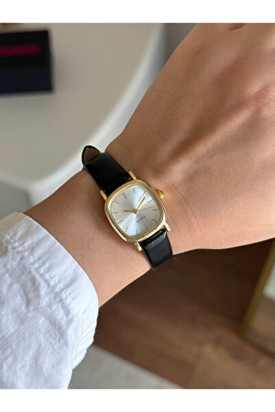 RoseandRoses ساعة يد نسائية صغيرة الحجم بحزام جلدي