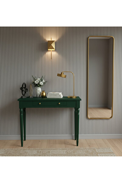 Wooding Mobilya 110 Cm Masif Tornalı Yeşil Dresuar