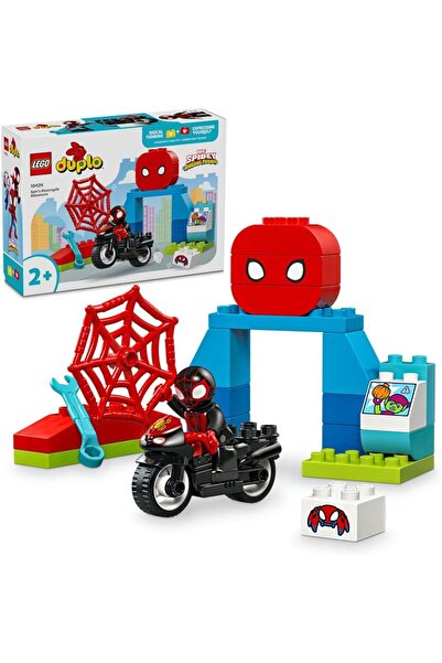 LEGO DUPLO Marvel Spin's Motorcycle Adventure Set 10424 - Educational Toy for Toddlers (2+)