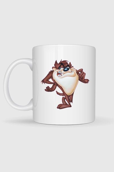 Bahriyeli Collection Tasmanian Devil Cartoon Looney Tunes Design Mug Cup