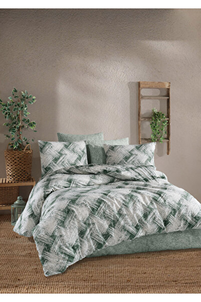 PERLE MAİSON ΣΕΤ ΠΑΠΛΩΜΑΤΩΝ PERLEMAİSON TEK KİŞİLİK RANFORCE 'VALERİA GREEN'