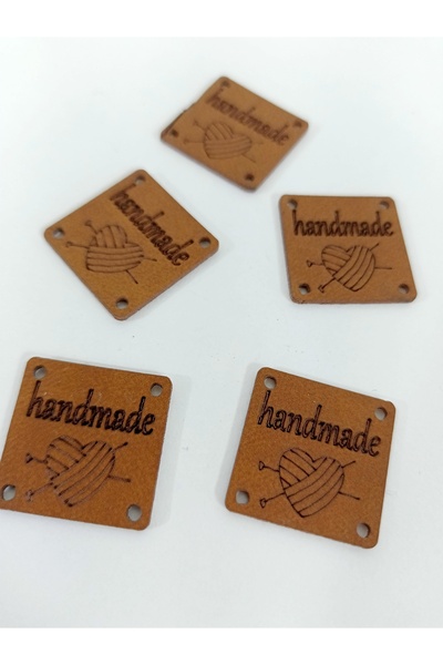 Sultan Handmade Deri Etiket 5 adet