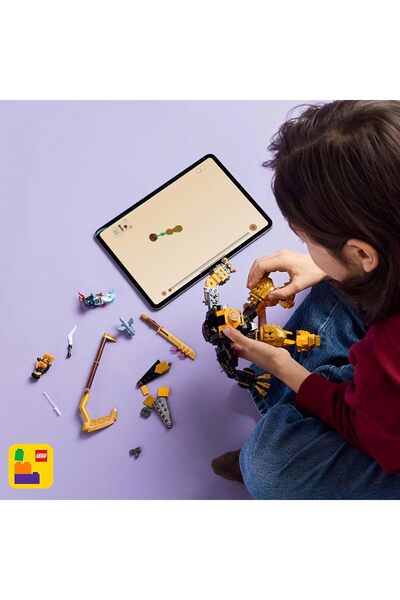 LEGO NINJAGO Arin's Spinjitzu Battle Mech with Mini Dragon Rio and 2 Minifigures (Model 71839)