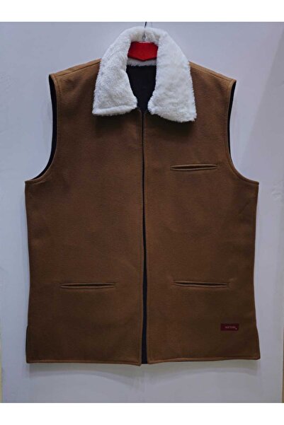 GK سديري جوخ رجالي فاخر دبل فيس قلاب فرو