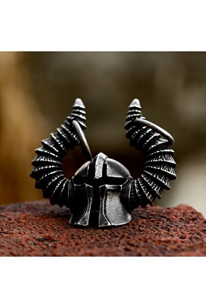 Viking Gladiator Helmet Design S+ Quality 316L Stainless Tarnish Free Steel Necklace