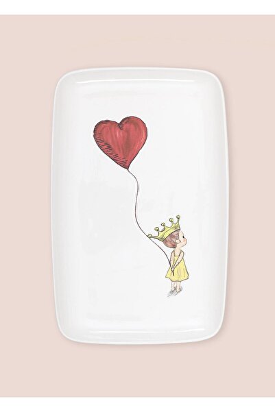 The Mia Luv Rectangular Serving Tray 33X21 cm