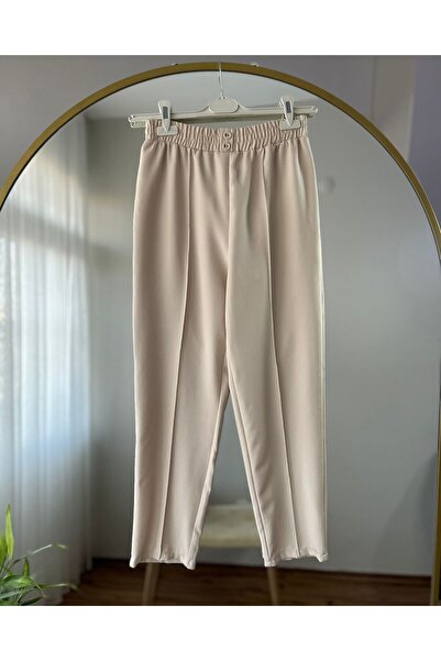 MODA SONA BELİ LASTİKLİ DOUBLE PANTOLON 5003