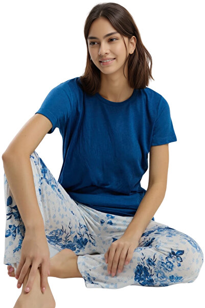 Pierre Cardin Women's Pajama Set – Comfortable Fit, Stylish Floral Pattern Design