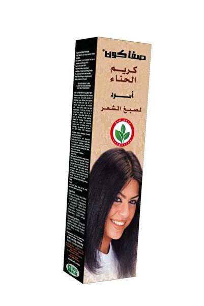 SAFA كون كريم تلوين الشعر بالحناء 50 جم - أسود