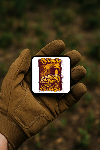 AHWALL شارة/شارة تزيينية/شعار أصلي بتصميم شواء مميز يحمل طابع البيرة واللحوم