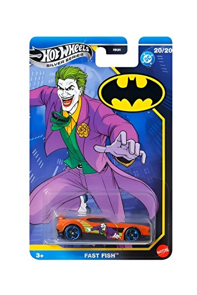 HOT WHEELS Silver Series Batman Fast Fish - Joker - Jby26