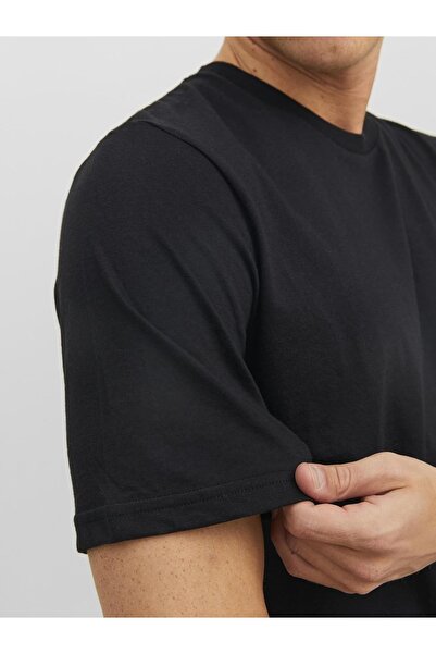 ENYT Men’s 3-Pack Cotton T-Shirt – Black | Comfortable Soft Cotton Essentials