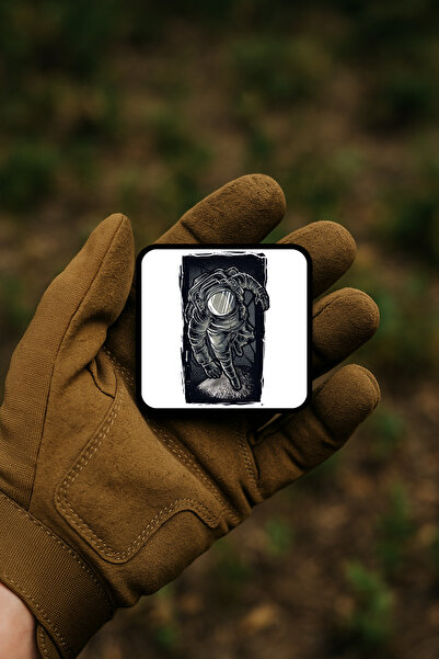 AHWALL شارة / رقعة / شعار على شكل رائد فضاء في رحلات الفضاء