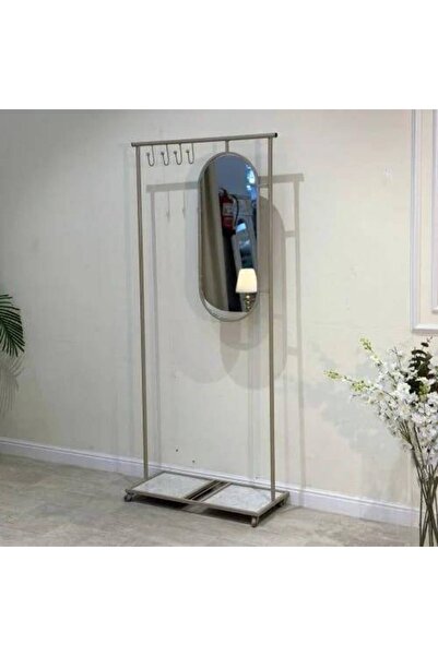 L'Italiano خطافات ملابس من الرخام والحديد الذهبي