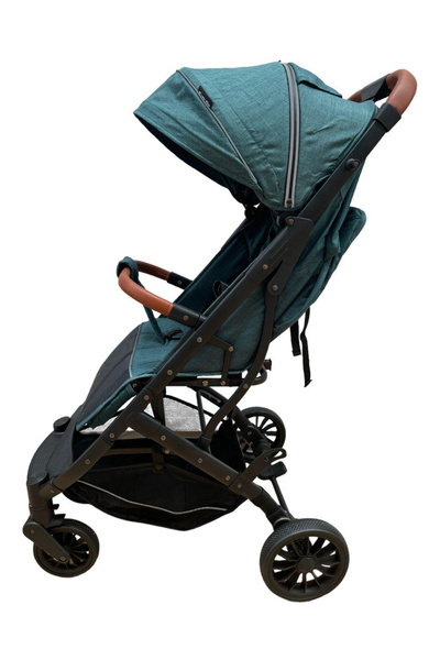 Krista Sports stroller S1 Green, with leg cover, quick fold trolley, 6-36 months
