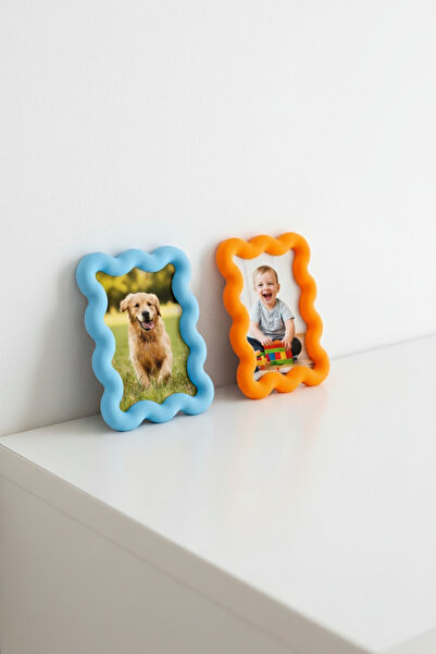 CharmFancy Lumoi Studio - 2'li Mıknatıslı Fotoğraf Çerçevesi - Mini Çerçeve -...