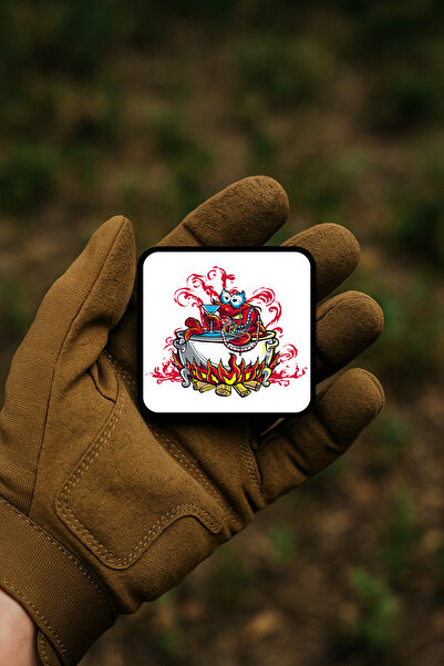 AHWALL شارة / شارة تزيينية / شعار مزخرف على شكل جراد البحر يتعذب في الحرارة