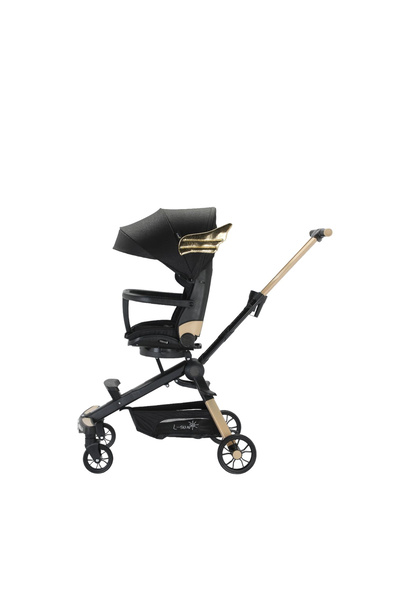 L-Sun Sport stroller C2 Deluxe Black Angel, reversible, foldable, lights and music, 6-36 months