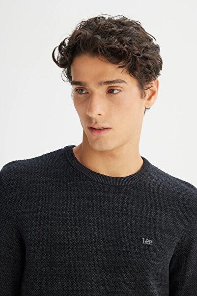 Lee Ανδρικό πουλόβερ Regular Fit Anthracite L2520364003