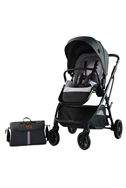 L-Sun Reversible foldable sport stroller with leg cover, 0-36 months, C7 Grey