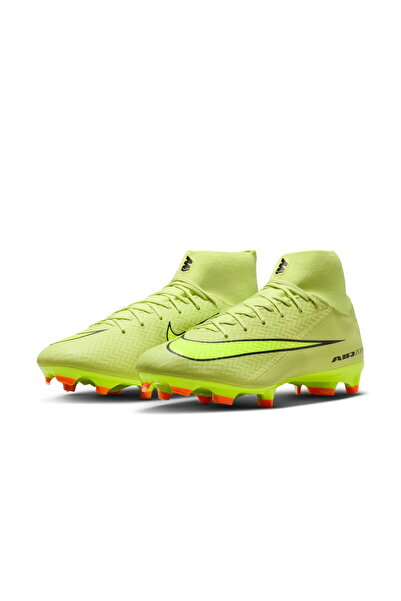 Nike Football Boots Men's Football Boots Mercurial Superfly 10 Academy Fg/Mg Men's Green Football Boots with Socks