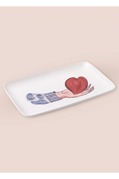 The Mia Luv Rectangular Serving Tray 33X21 cm