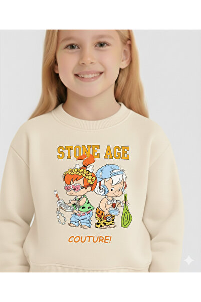 LİTTLE TORTOİSE Σετ αθλητικής φόρμας για κορίτσια BAMBAM AND CHAKIL με τύπωμα