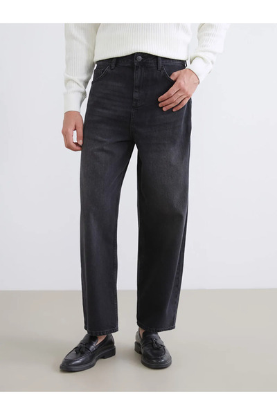 LC Waikiki Lcw Jeans Black Loose Fit Men's Jean Trousers