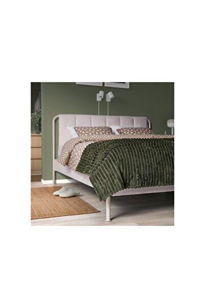 IKEA κάλυμμα κρεβατιού, γκρι-πράσινο, 230x250 εκ.