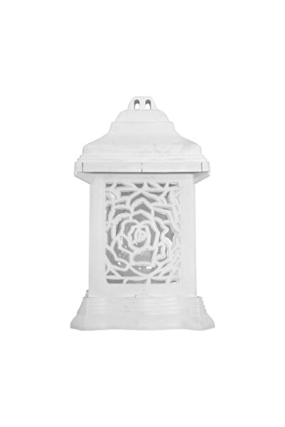 Oti Small white lantern, burn time 48 hours