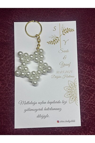 Sirius Hediyelikk 50 adet söz,nişan,kına,düğün,doğum günü,diş buğdayı inci yı...