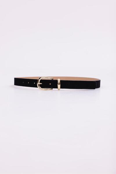 Mynoa Elegant Buckle Suede Belt, Women's Belt, Trouser Belt, Coat Belt.
