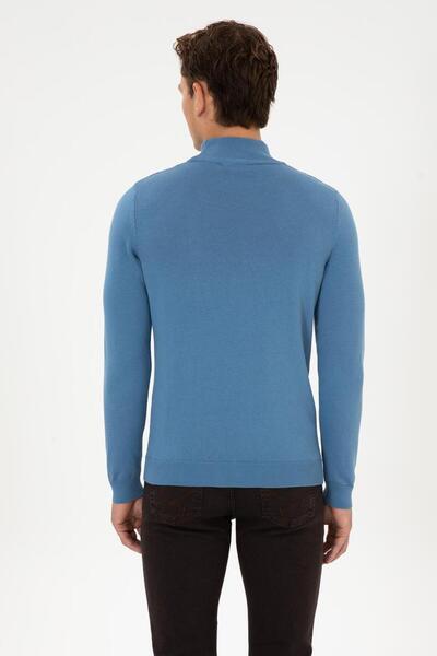 U.S. Polo Assn. Men's Khaki Melange Basic Sweater Tekspor222684.9