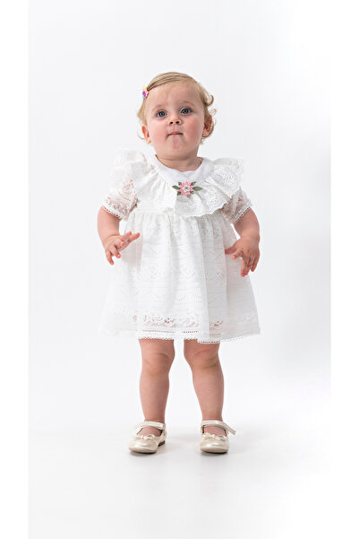 YUSALİ Lace Fairytale Birthday / Henna / Special Occasion Dress for Little Hearts