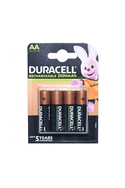 ElectroAZ Set de 4 baterii Duracell R6 AA, 2500mAh, Ni-MH