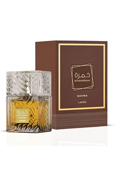 lattafa Khamrah Qahwa & Khamrah Dukhan Eau de Parfum Sprays 100 ml (3.4 oz) by (Bundle)