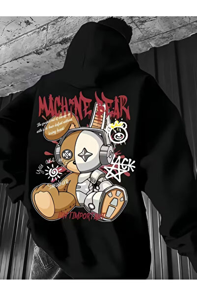 Kayicool Kar Maskeli Ninja Unisex Sweatshirt Hırka 3 iplik kalın polar (%100 ...