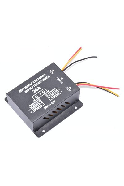 ElectroAZ Convertor de tensiune auto 24V-12V DC, 20A