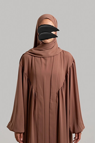 Lemaye Robalı Abaya Set - Yavruağzı