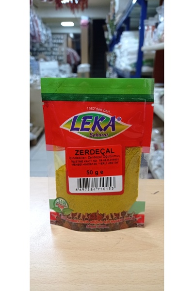 leka baharat Doğal Zerdeçal Tozu 50 g | Katkısız, Saf, Aromatik Baharat – Yemek ve İçecekler İçin