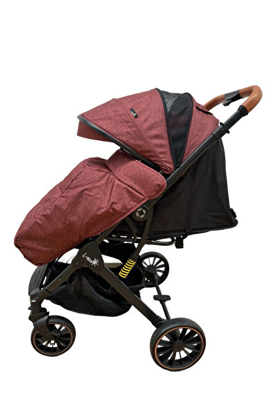 L-Sun Sport stroller, reversible, frame suspension, foldable and trolley, 6-36 months C1 Red
