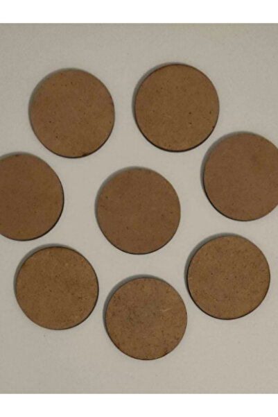 hazer case 5 cm Diameter Round, Circle 3 mm Mdf Disc Set 25 Pieces