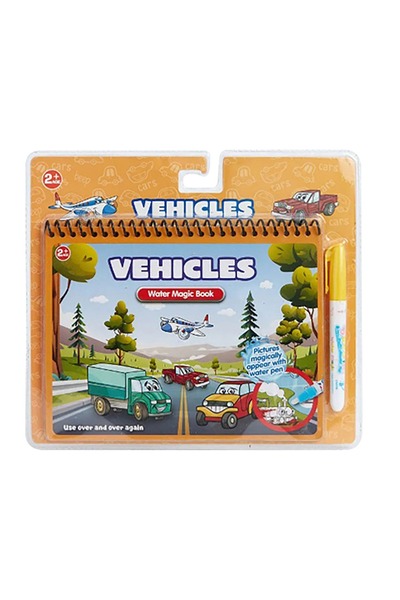 Gepettoys كتاب التلوين السحري للمركبات BK013
