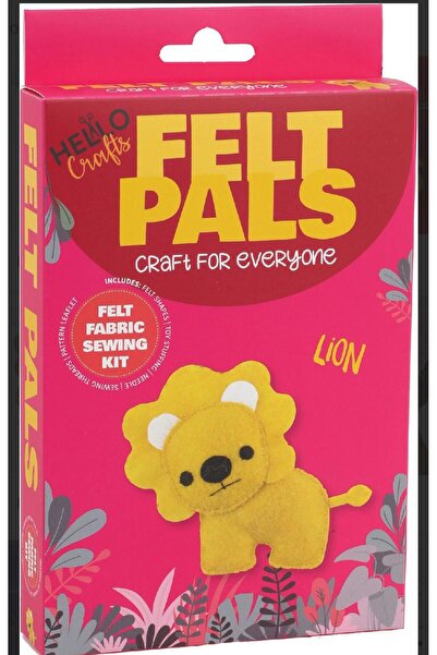 BALIM ÖRGÜ EVİ DIY Toy Making Kit from Felt Lion